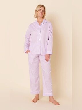 The Cat’S Pajamas Gingham Luxe Pima Pajama Set NWOT